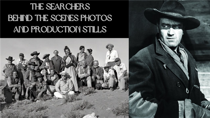 John Wayne estate shares rare The Searchers behind-the-scenes set photo