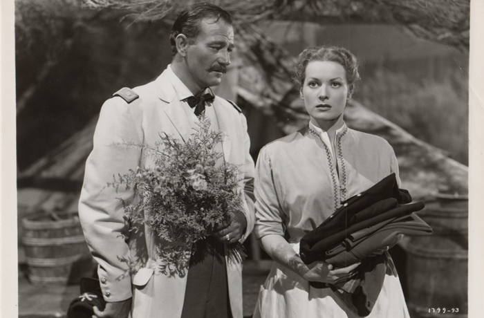 Mayfair’s Grand Premiere: Unveiling the Battle-Infused Romance of John Wayne in ‘Rio Grande’